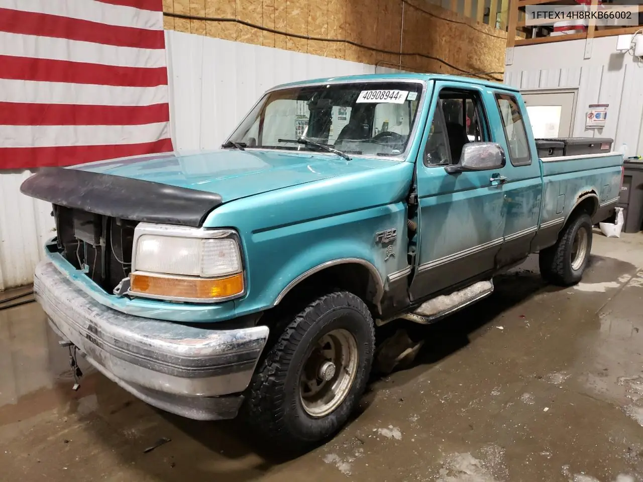 1994 Ford F150 VIN: 1FTEX14H8RKB66002 Lot: 40908944