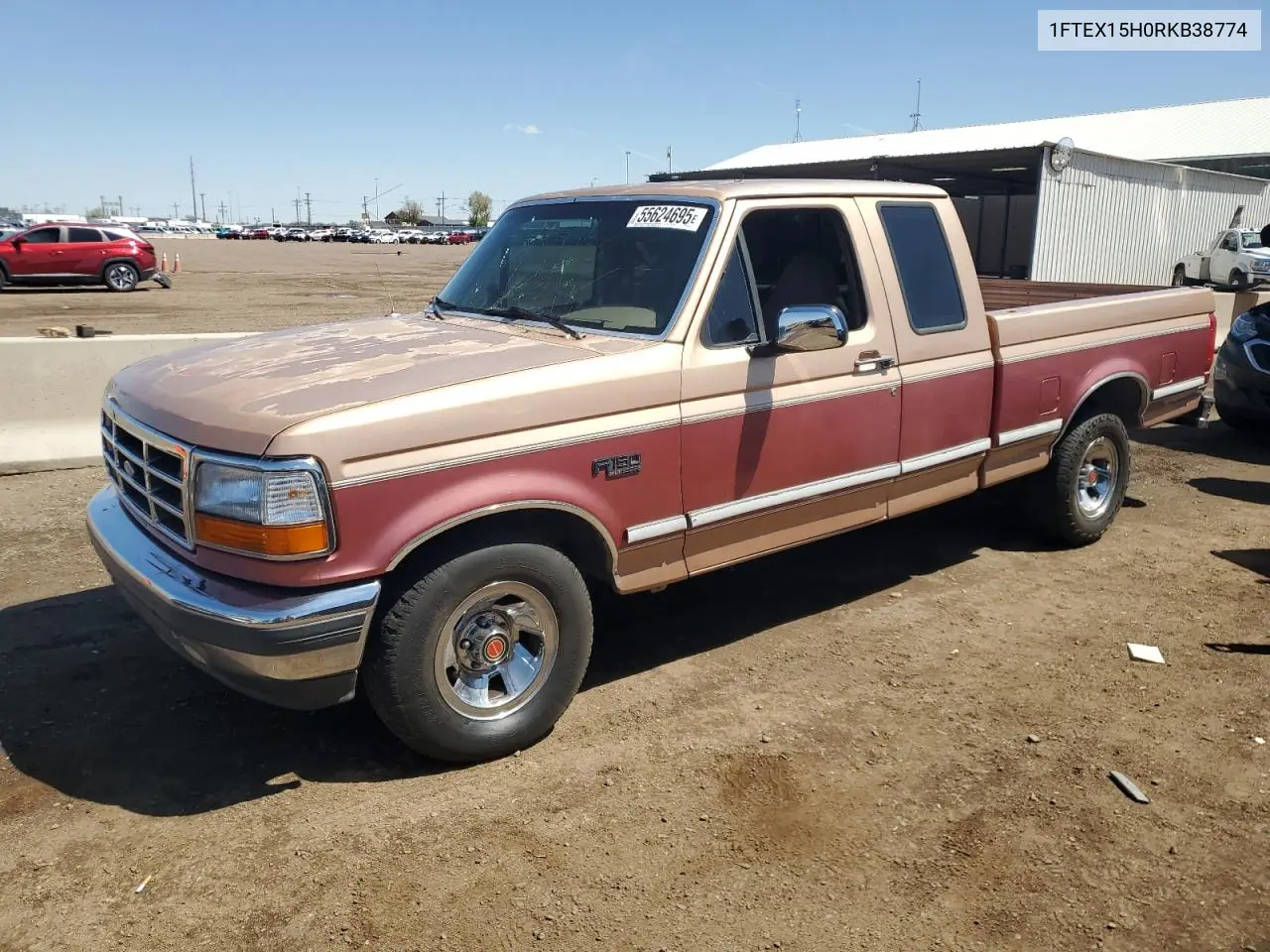 1994 Ford F150 VIN: 1FTEX15H0RKB38774 Lot: 55624695