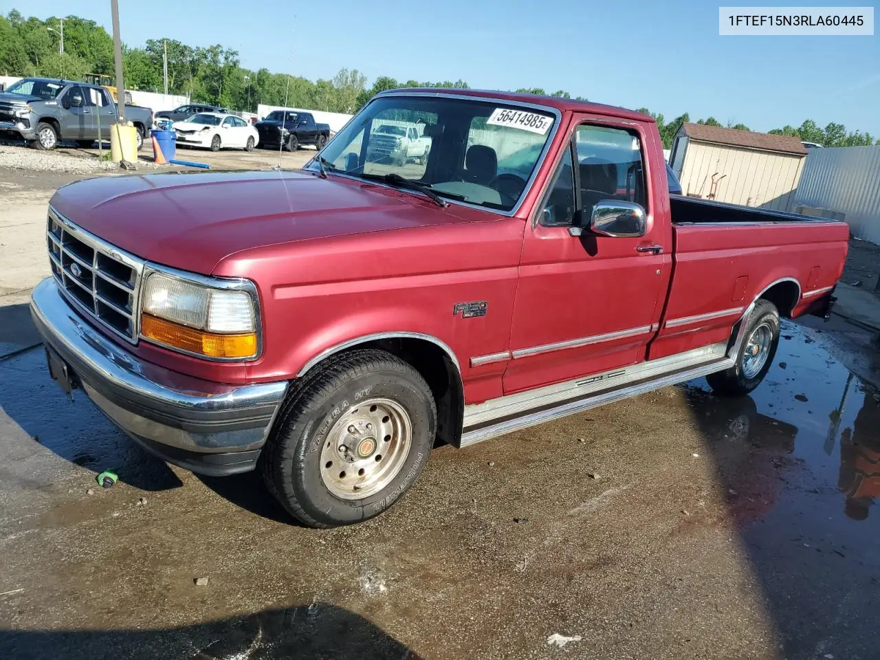 1994 Ford F150 VIN: 1FTEF15N3RLA60445 Lot: 56414985