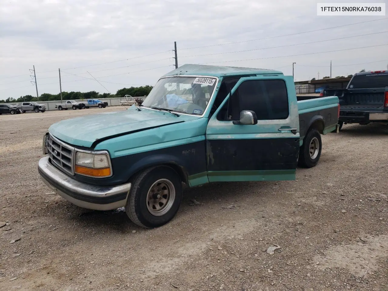 1994 Ford F150 VIN: 1FTEX15N0RKA76038 Lot: 56539115