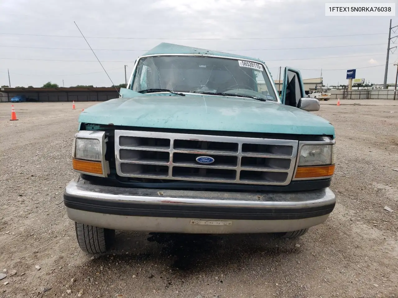 1994 Ford F150 VIN: 1FTEX15N0RKA76038 Lot: 56539115