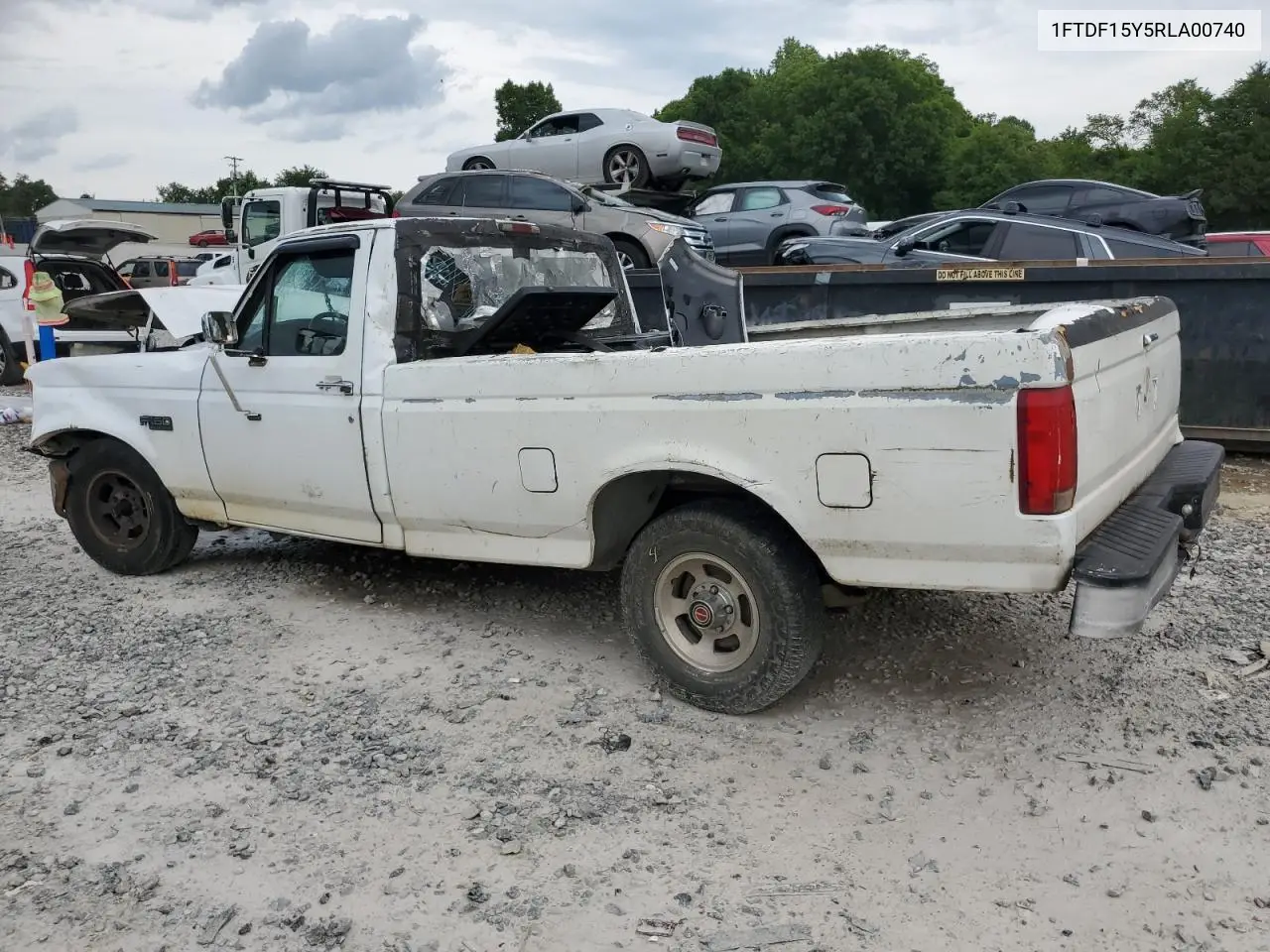1994 Ford F150 VIN: 1FTDF15Y5RLA00740 Lot: 59958475