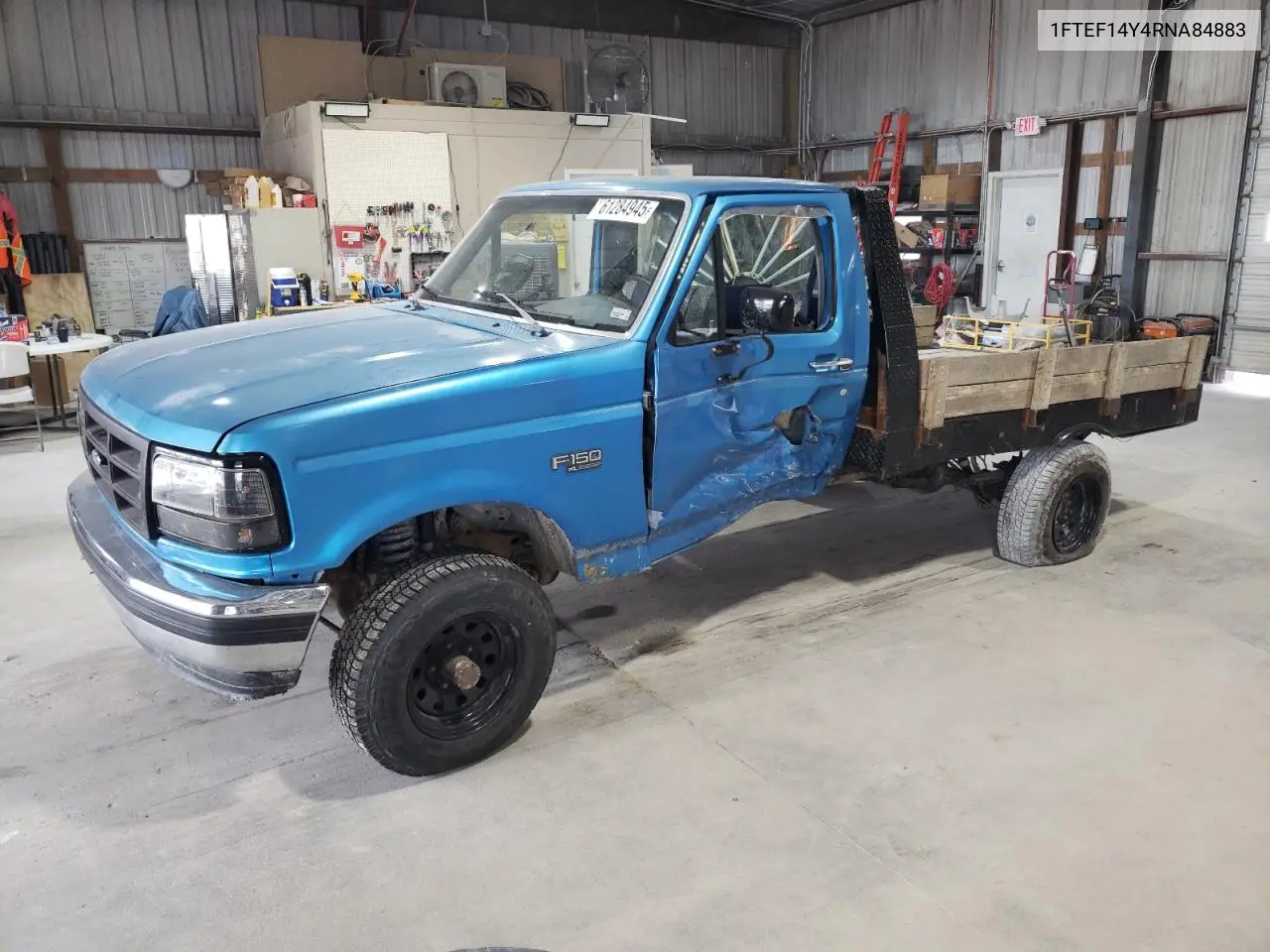 1994 Ford F150 VIN: 1FTEF14Y4RNA84883 Lot: 61284945