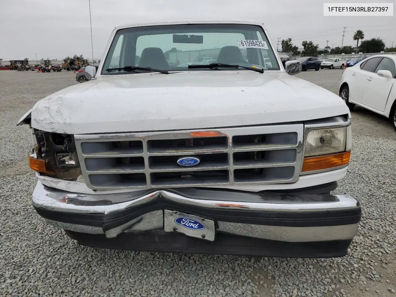 1994 Ford F150 VIN: 1FTEF15N3RLB27397 Lot: 61598425