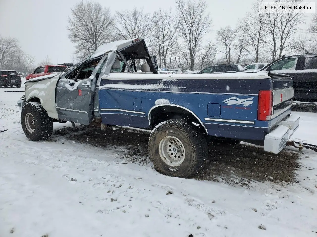 1994 Ford F150 VIN: 1FTEF14N1RLB58455 Lot: 87865585