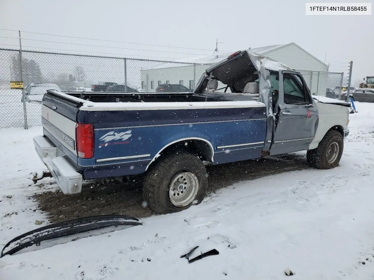 1994 Ford F150 VIN: 1FTEF14N1RLB58455 Lot: 87865585