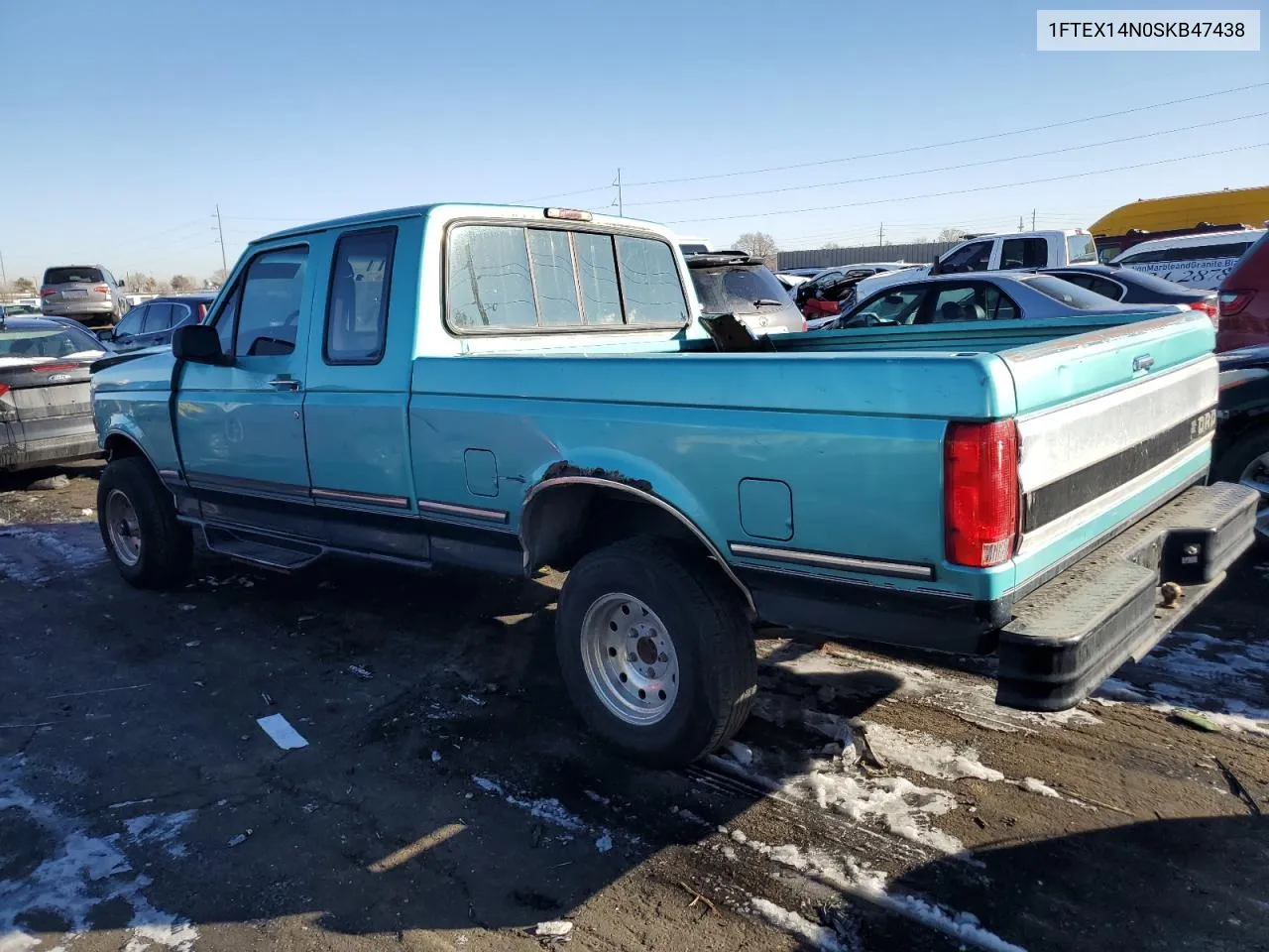 1995 Ford F150 VIN: 1FTEX14N0SKB47438 Lot: 42460905
