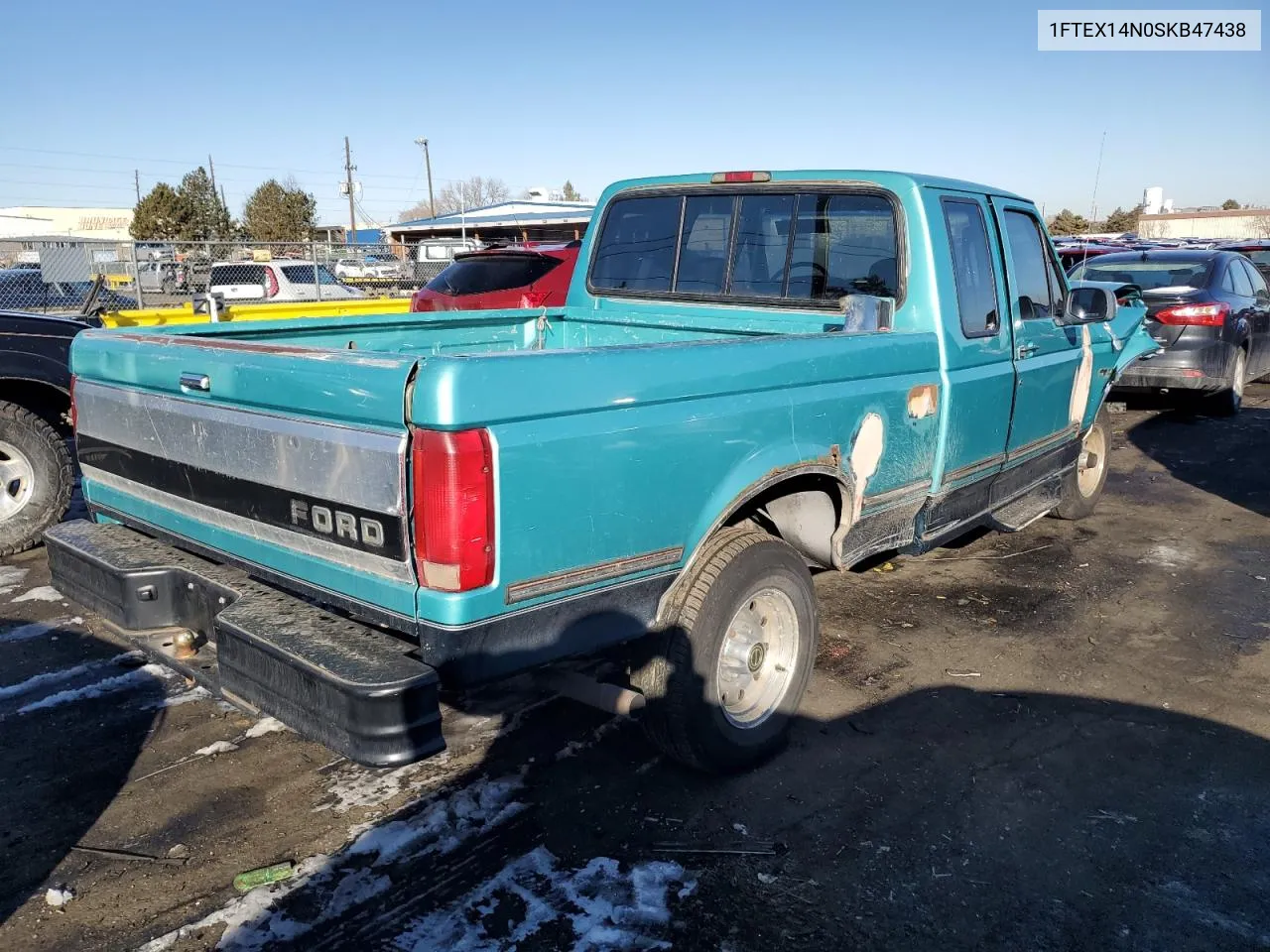1995 Ford F150 VIN: 1FTEX14N0SKB47438 Lot: 42460905