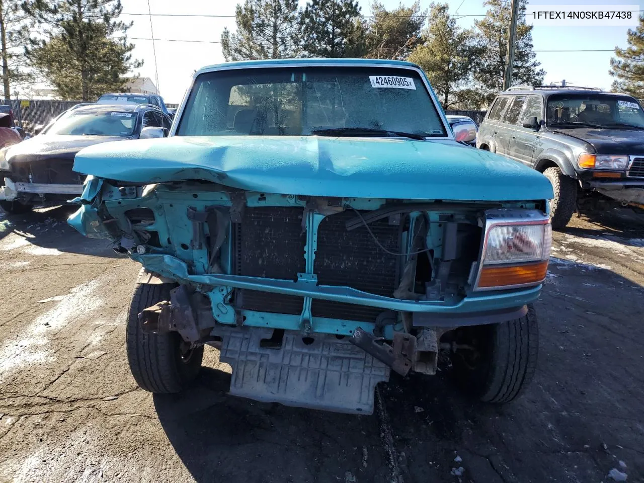 1995 Ford F150 VIN: 1FTEX14N0SKB47438 Lot: 42460905