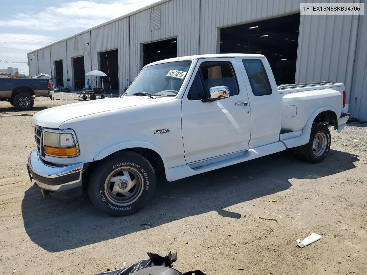 1995 Ford F150 VIN: 1FTEX15N5SKB94706 Lot: 55813215