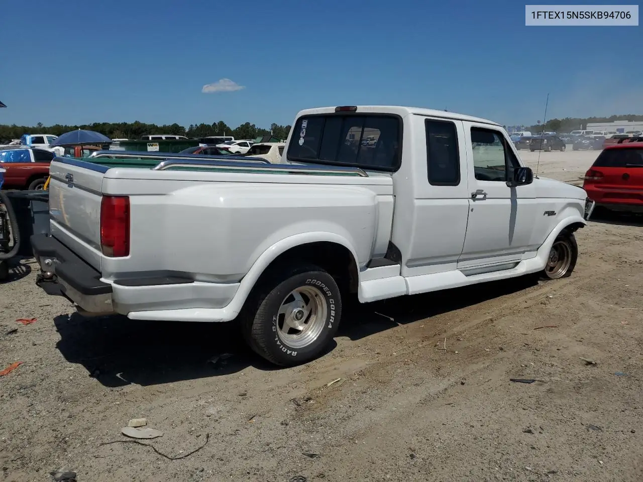 1995 Ford F150 VIN: 1FTEX15N5SKB94706 Lot: 55813215