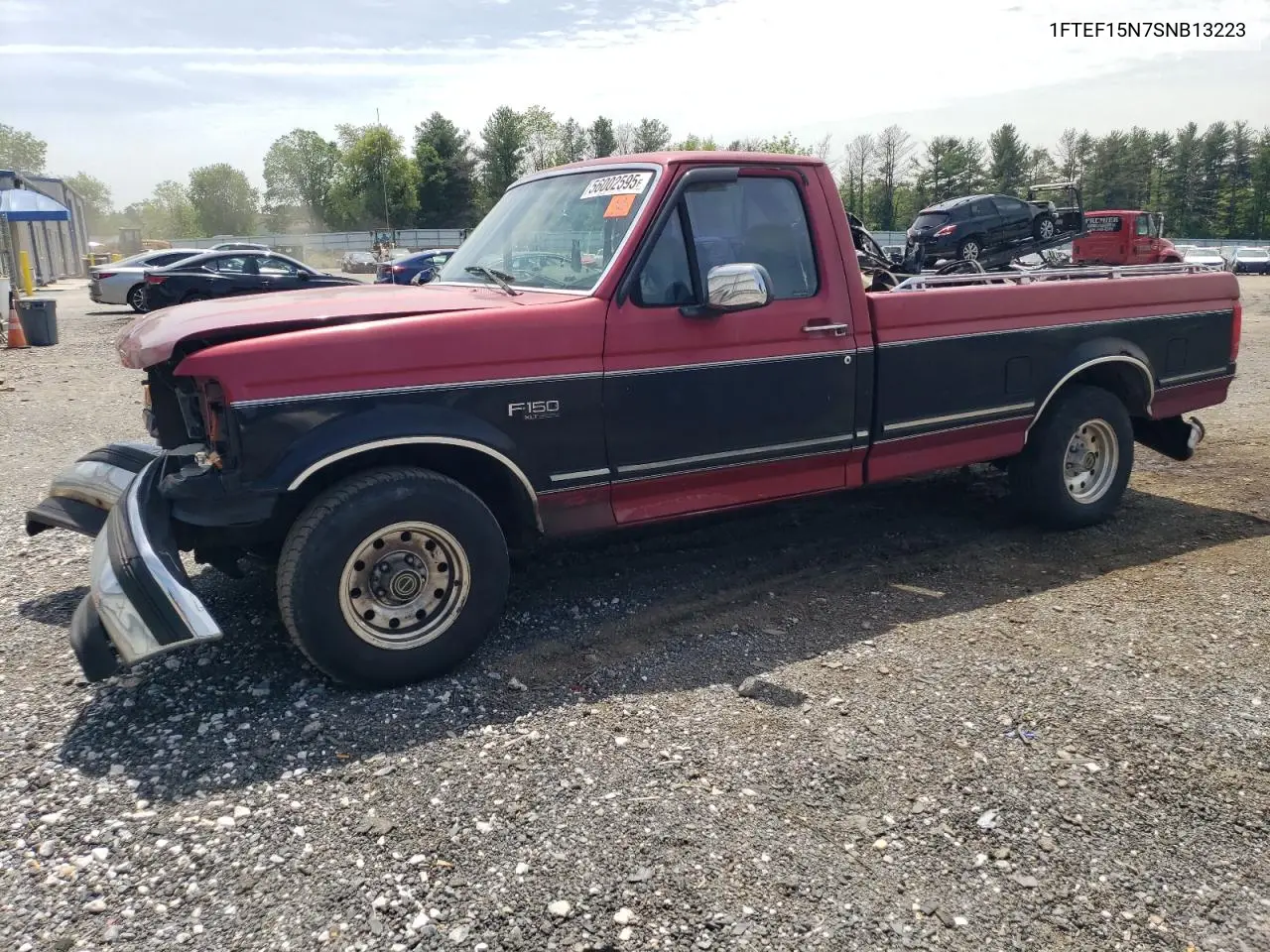 1995 Ford F150 VIN: 1FTEF15N7SNB13223 Lot: 56002595