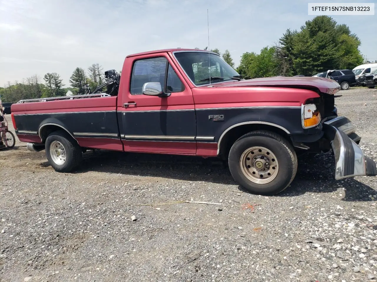 1995 Ford F150 VIN: 1FTEF15N7SNB13223 Lot: 56002595