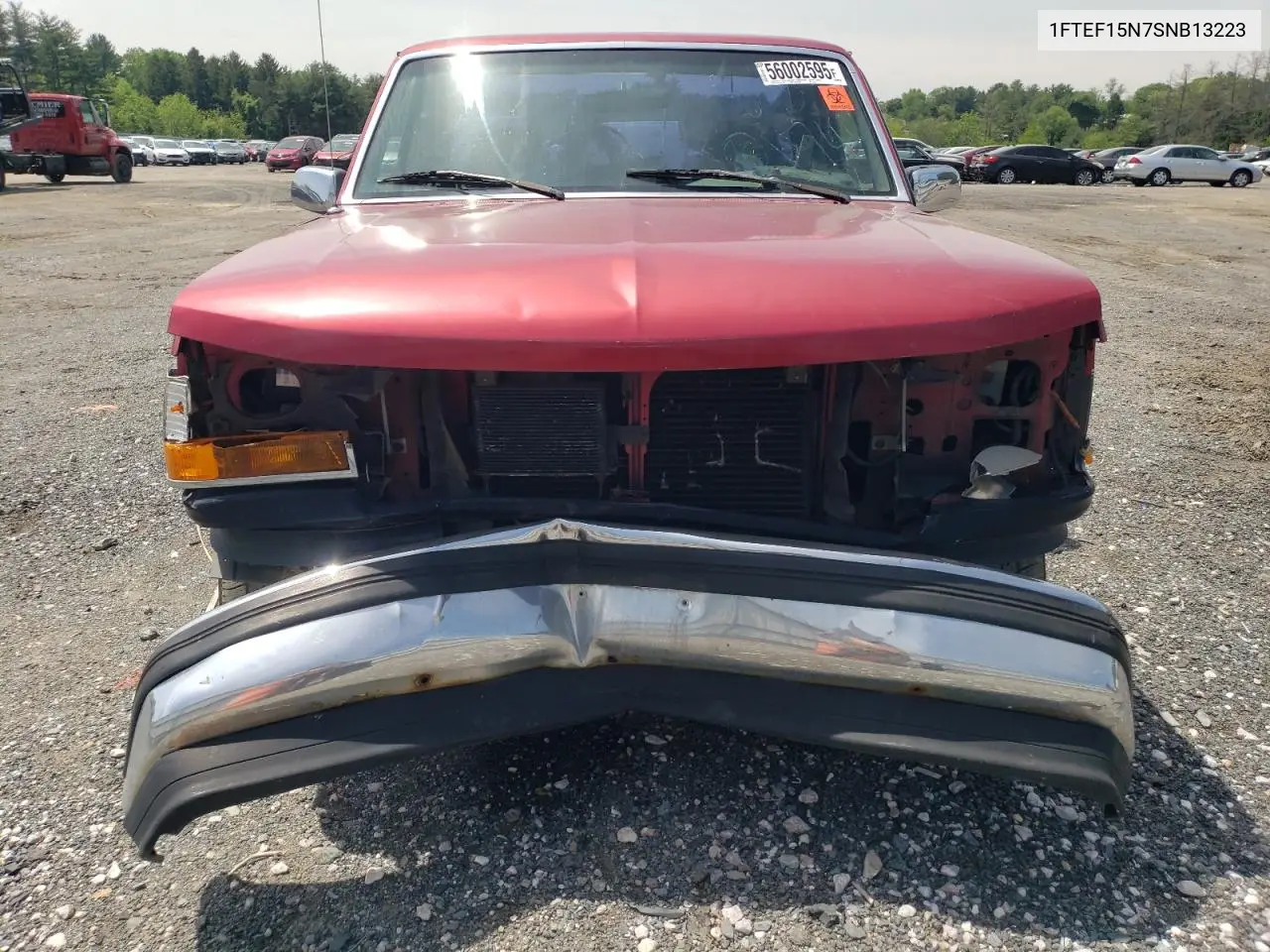 1995 Ford F150 VIN: 1FTEF15N7SNB13223 Lot: 56002595