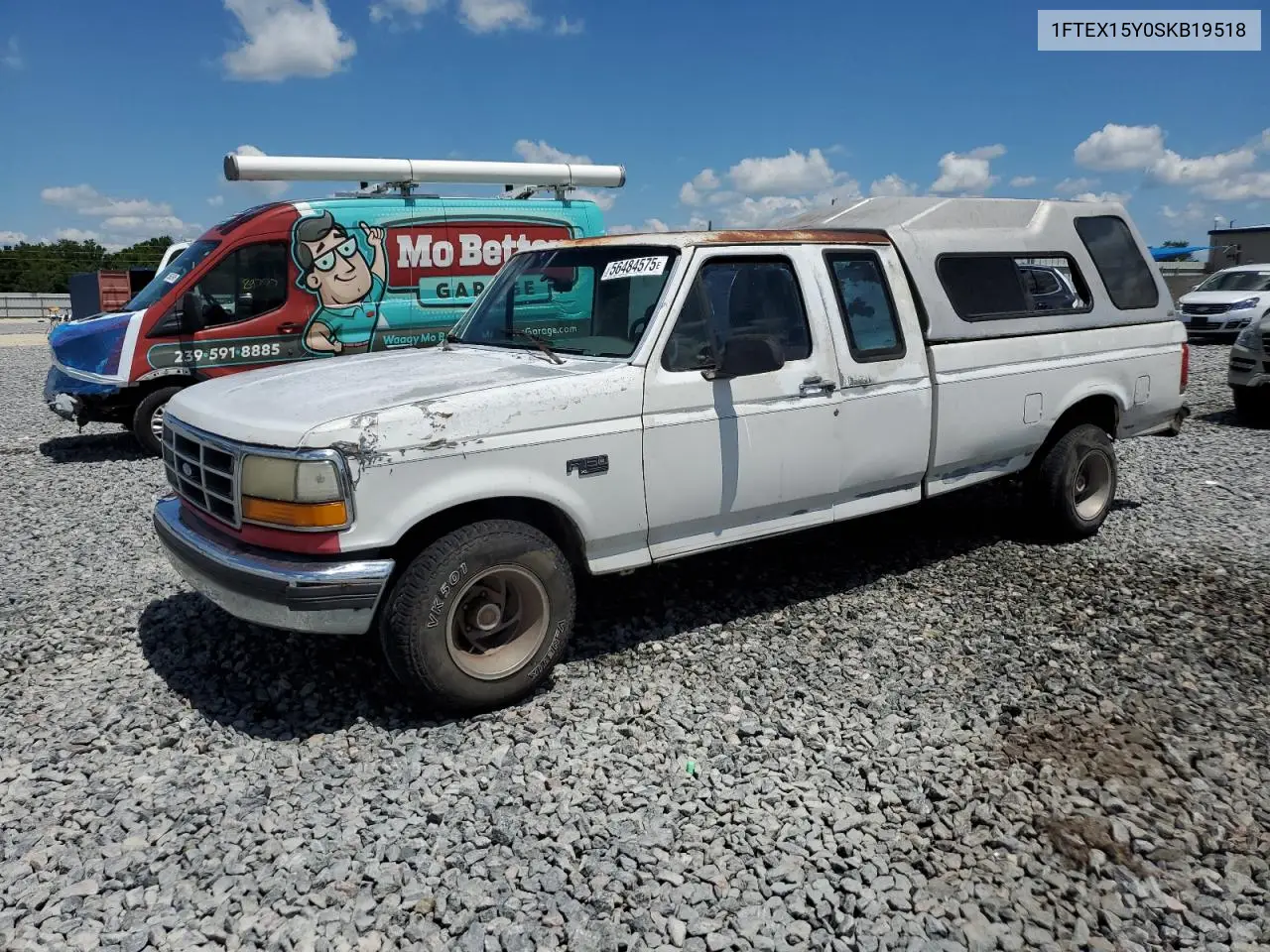1995 Ford F150 VIN: 1FTEX15Y0SKB19518 Lot: 56484575