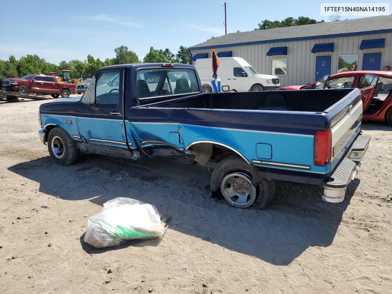 1995 Ford F150 VIN: 1FTEF15N4SNA14195 Lot: 58221405