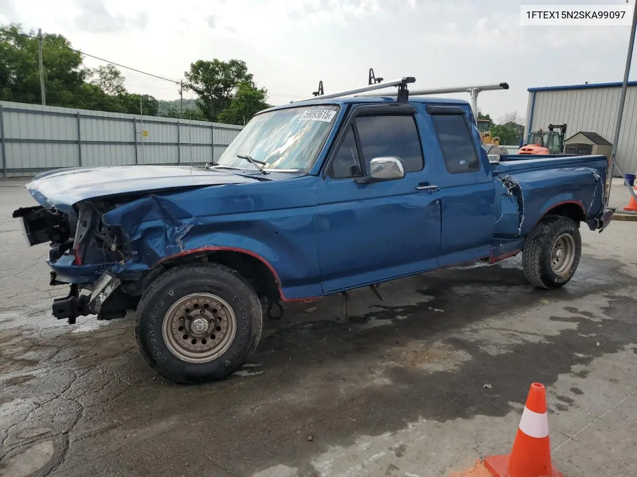 1995 Ford F150 VIN: 1FTEX15N2SKA99097 Lot: 59093615