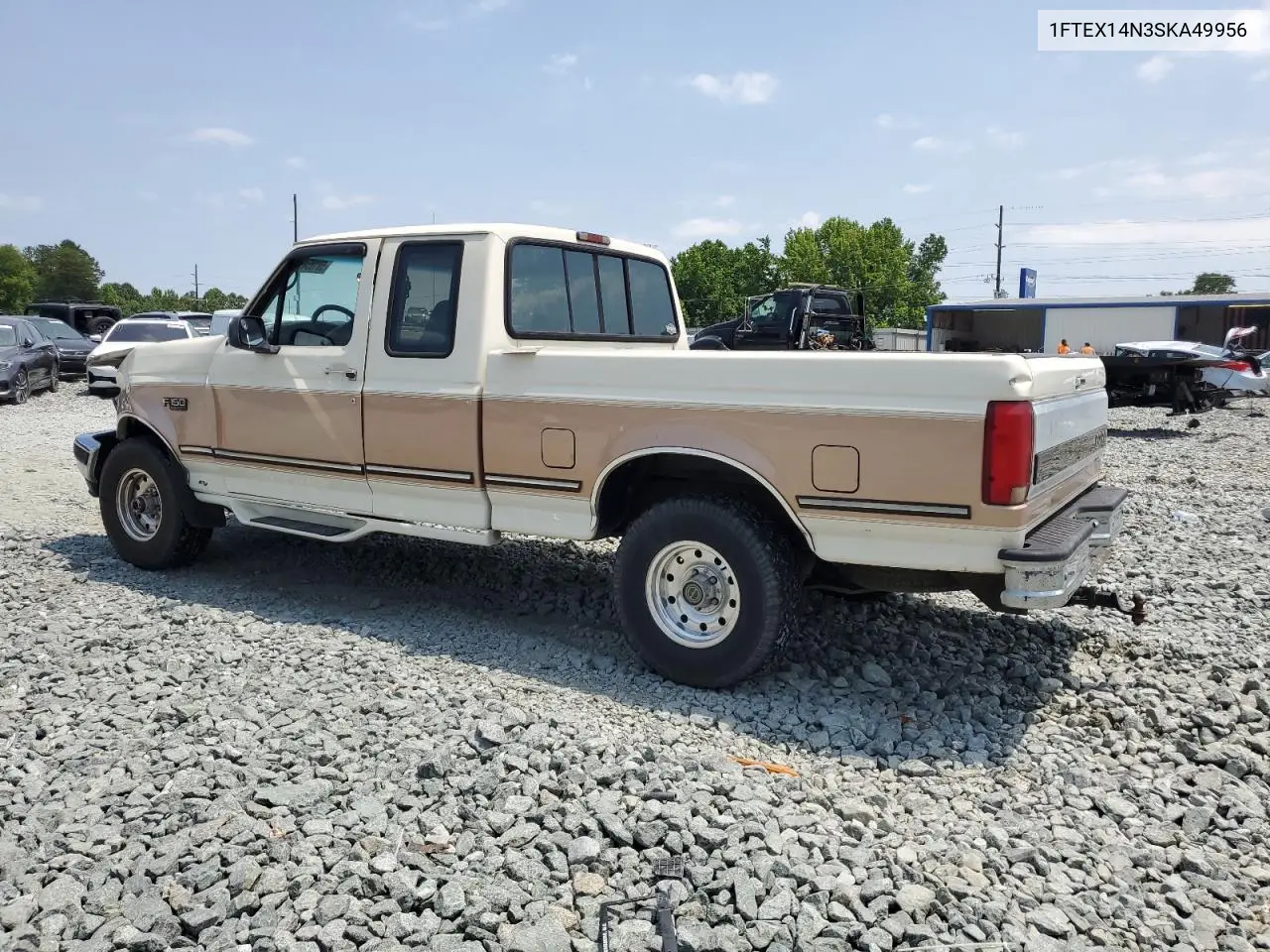 1995 Ford F150 VIN: 1FTEX14N3SKA49956 Lot: 59185465