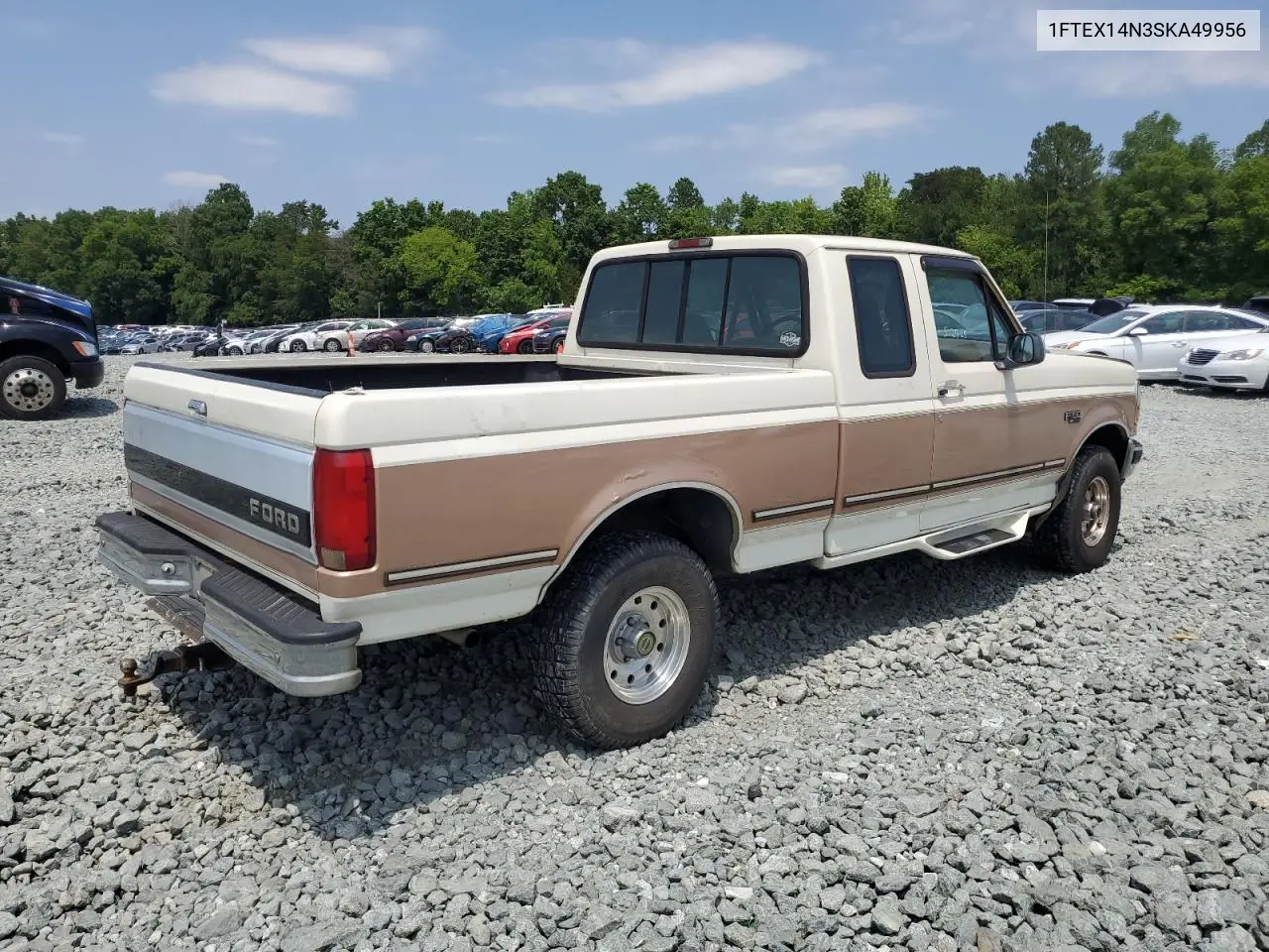 1995 Ford F150 VIN: 1FTEX14N3SKA49956 Lot: 59185465