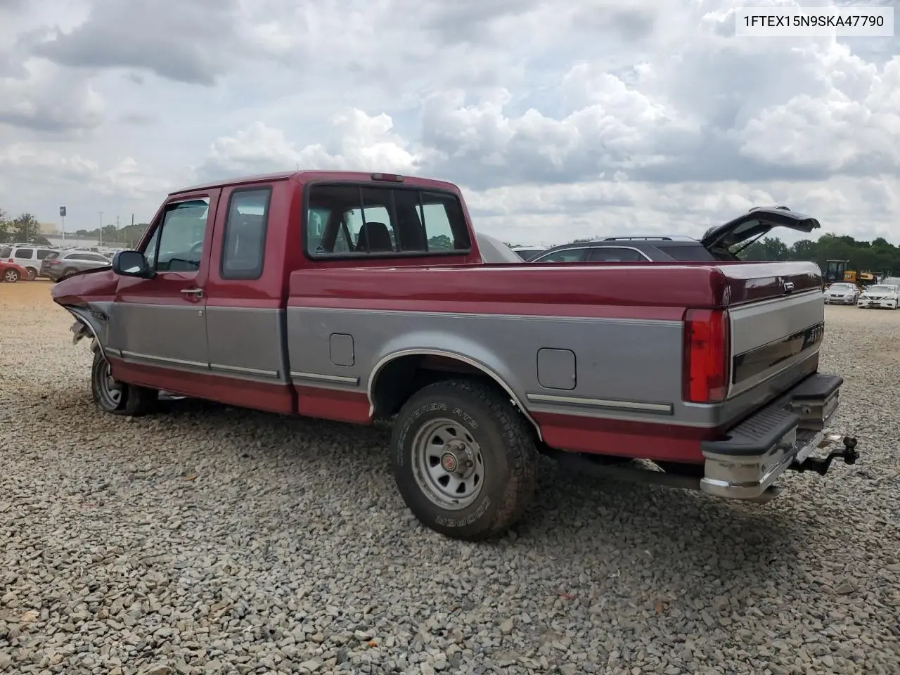 1995 Ford F150 VIN: 1FTEX15N9SKA47790 Lot: 60044645
