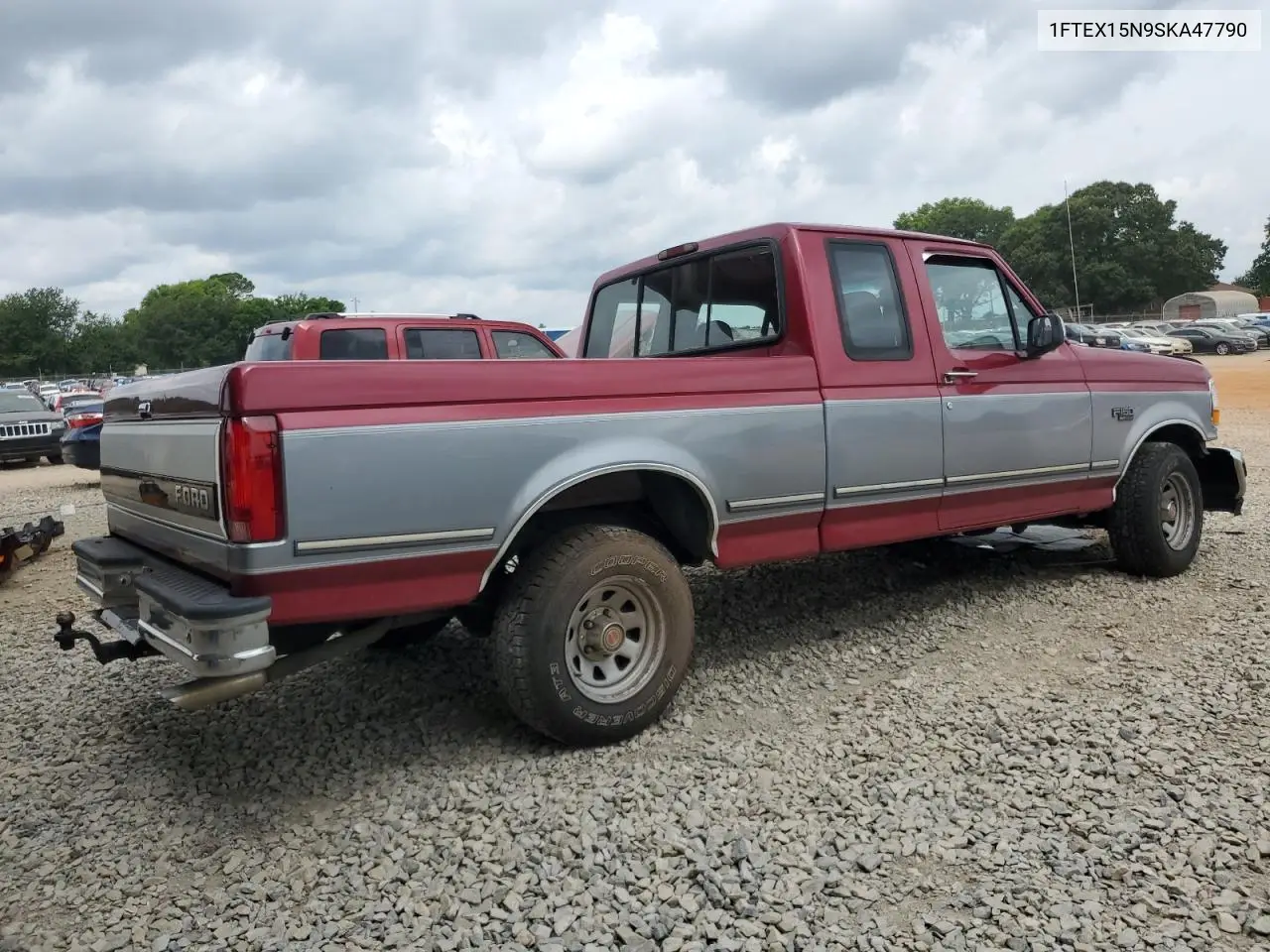 1995 Ford F150 VIN: 1FTEX15N9SKA47790 Lot: 60044645