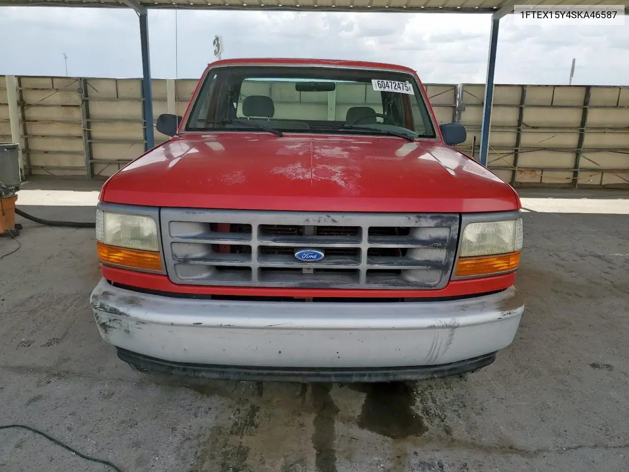 1995 Ford F150 VIN: 1FTEX15Y4SKA46587 Lot: 60472475