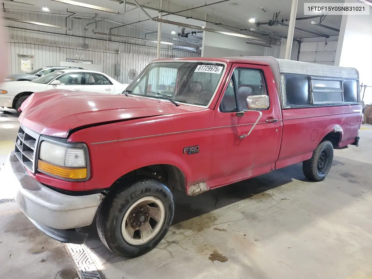 1995 Ford F150 VIN: 1FTDF15Y0SNB31021 Lot: 61729975