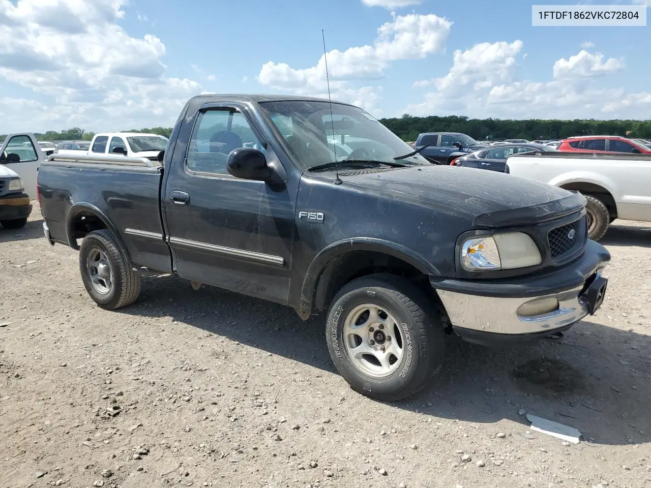 1997 Ford F150 VIN: 1FTDF1862VKC72804 Lot: 56895165