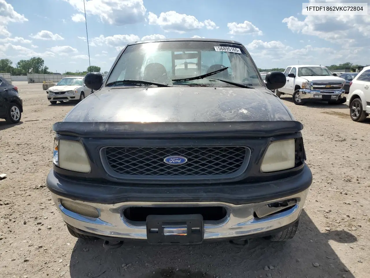 1997 Ford F150 VIN: 1FTDF1862VKC72804 Lot: 56895165