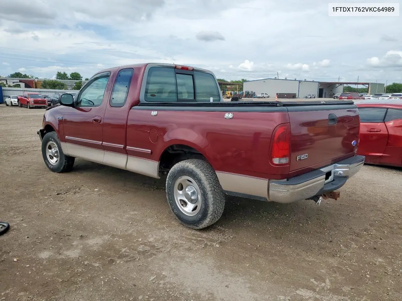 1997 Ford F150 VIN: 1FTDX1762VKC64989 Lot: 62604035