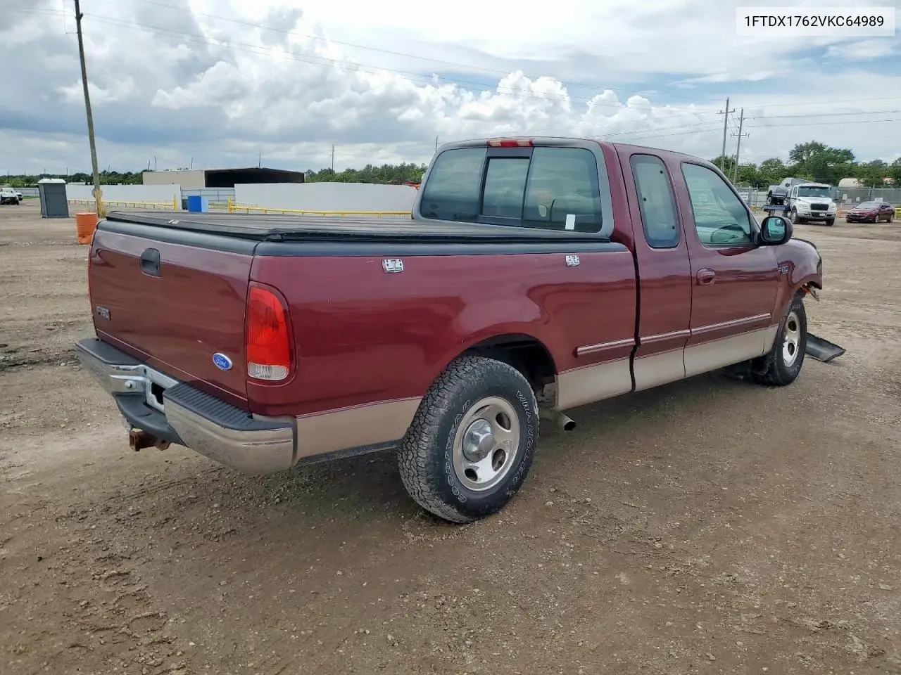 1997 Ford F150 VIN: 1FTDX1762VKC64989 Lot: 62604035