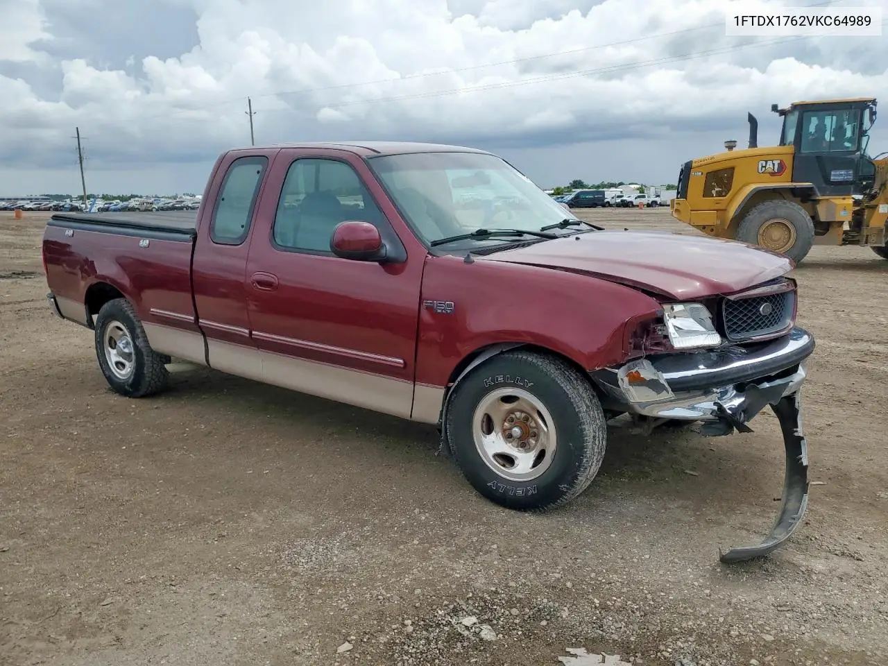 1997 Ford F150 VIN: 1FTDX1762VKC64989 Lot: 62604035