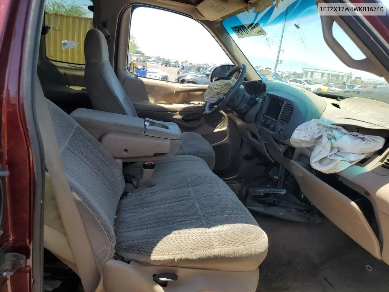 1998 Ford F150 VIN: 1FTZX17W4WKB16740 Lot: 56511315