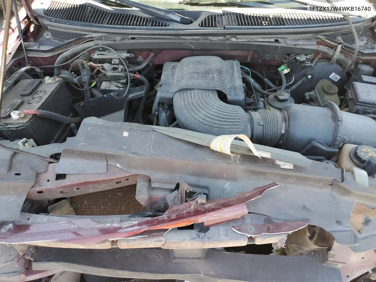 1998 Ford F150 VIN: 1FTZX17W4WKB16740 Lot: 56511315