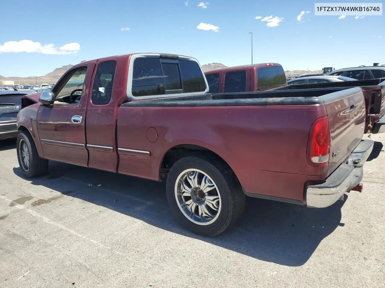 1998 Ford F150 VIN: 1FTZX17W4WKB16740 Lot: 56511315