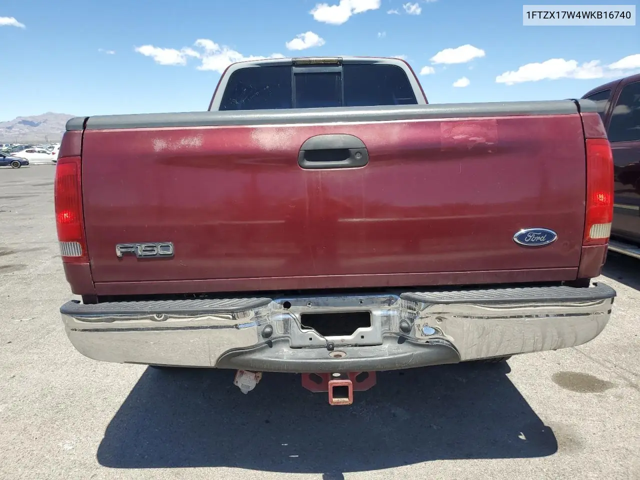 1998 Ford F150 VIN: 1FTZX17W4WKB16740 Lot: 56511315