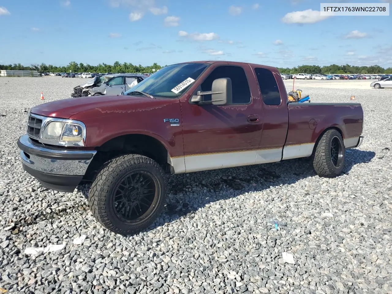 1998 Ford F150 VIN: 1FTZX1763WNC22708 Lot: 56914515