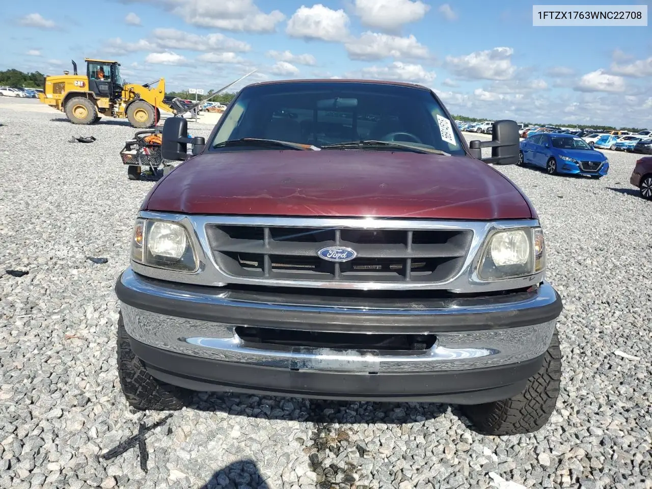 1998 Ford F150 VIN: 1FTZX1763WNC22708 Lot: 56914515