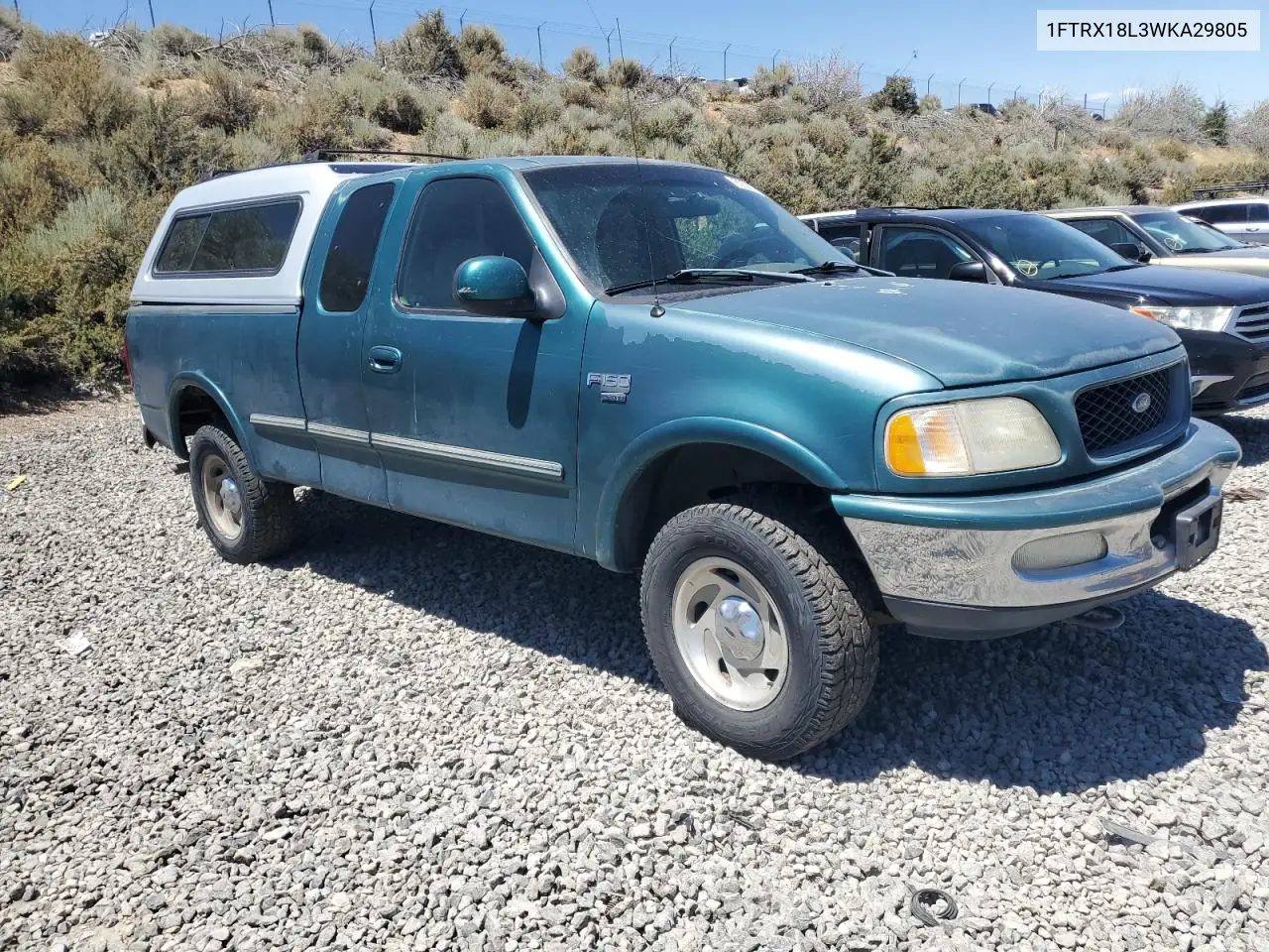 1998 Ford F150 VIN: 1FTRX18L3WKA29805 Lot: 60527945
