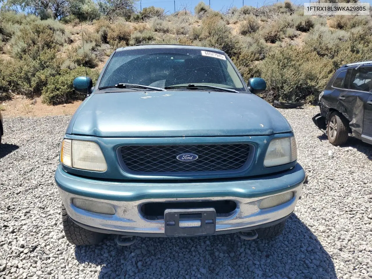 1998 Ford F150 VIN: 1FTRX18L3WKA29805 Lot: 60527945