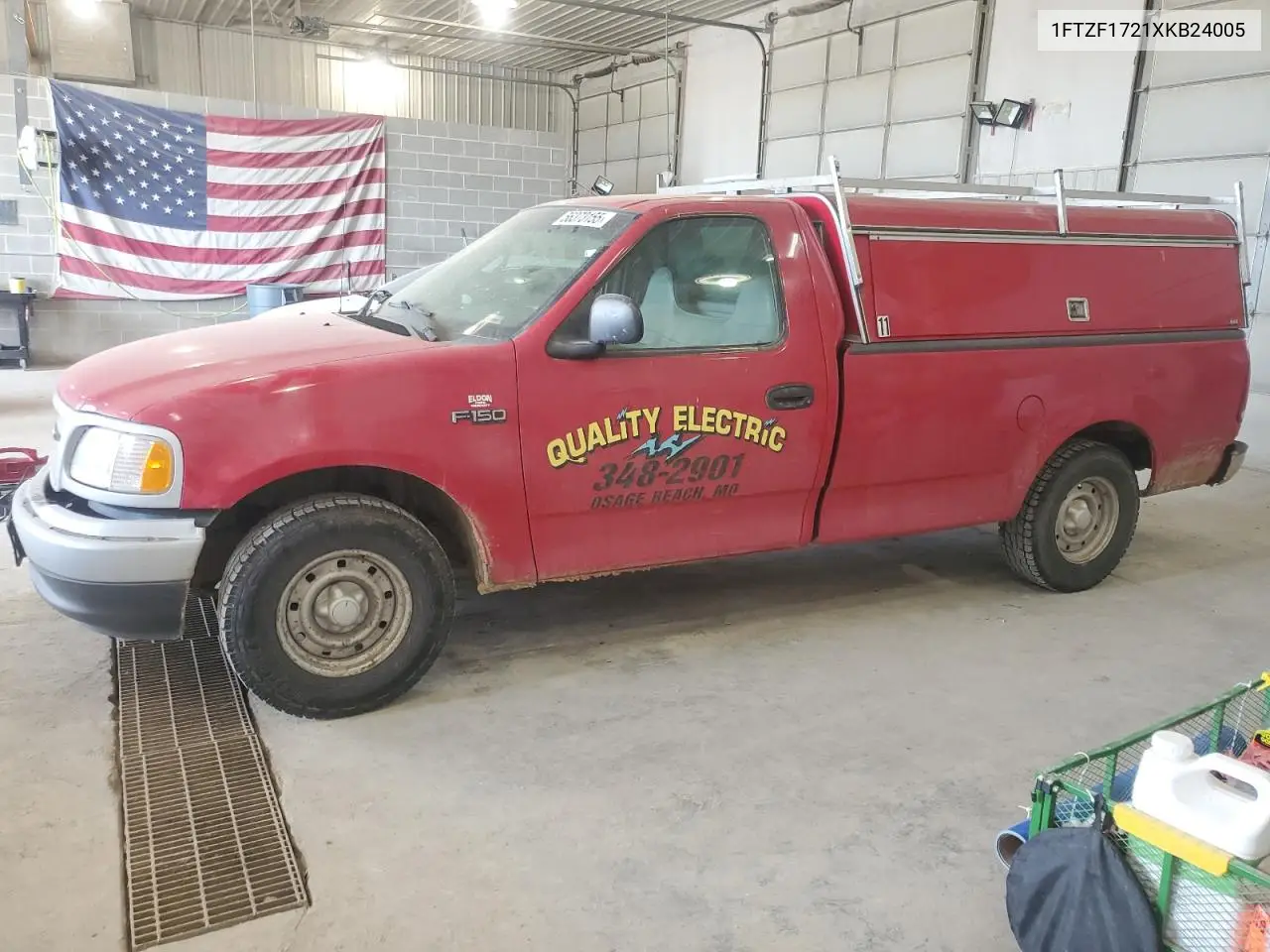 1999 Ford F150 VIN: 1FTZF1721XKB24005 Lot: 56373155