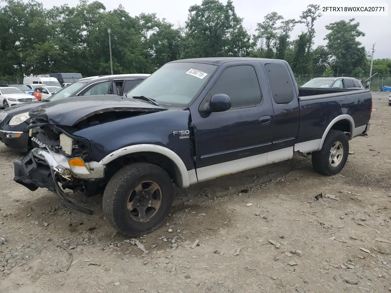 1999 Ford F150 VIN: 2FTRX18W0XCA20771 Lot: 62360715