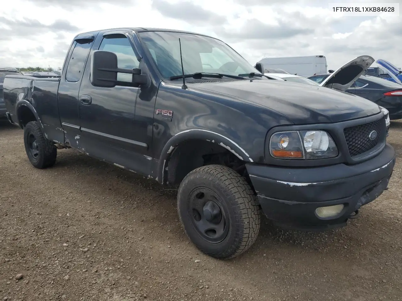1999 Ford F150 VIN: 1FTRX18L1XKB84628 Lot: 63050765