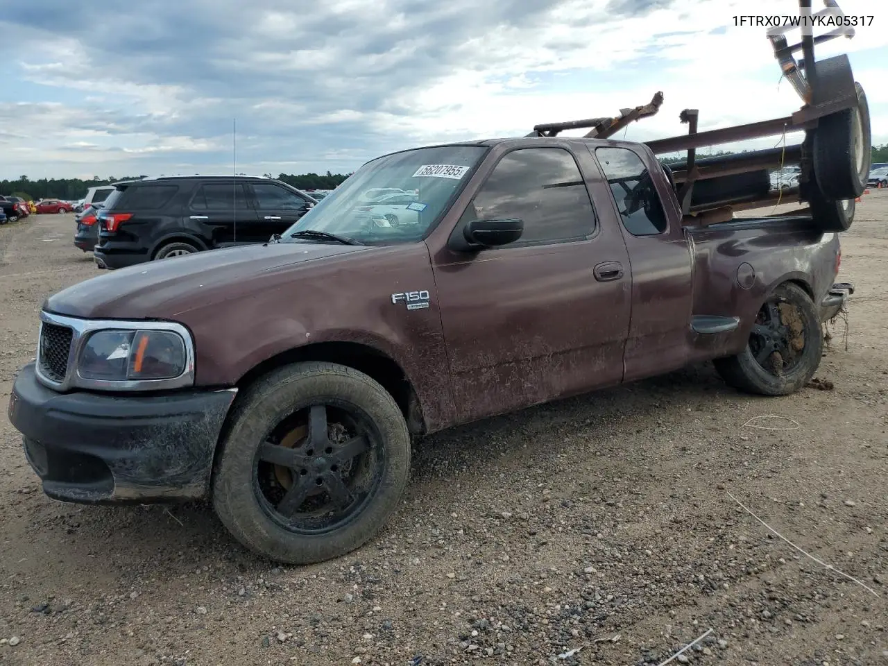 2000 Ford F150 VIN: 1FTRX07W1YKA05317 Lot: 56207955