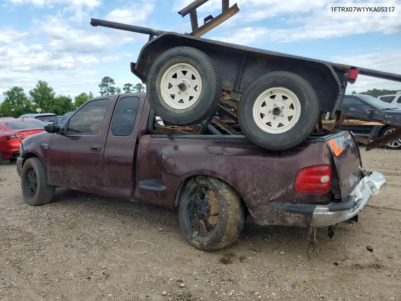 2000 Ford F150 VIN: 1FTRX07W1YKA05317 Lot: 56207955