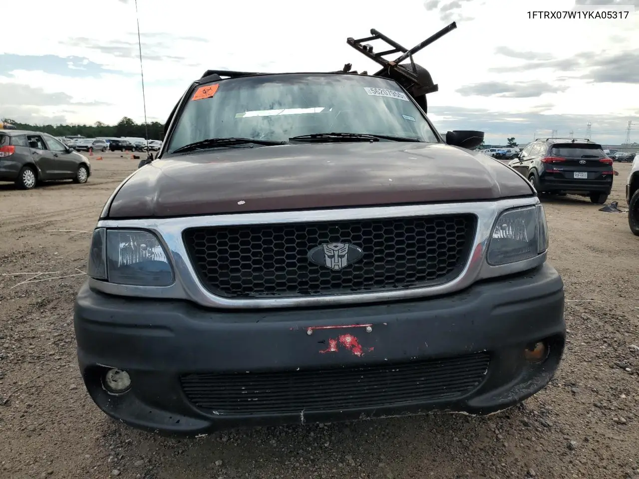 2000 Ford F150 VIN: 1FTRX07W1YKA05317 Lot: 56207955