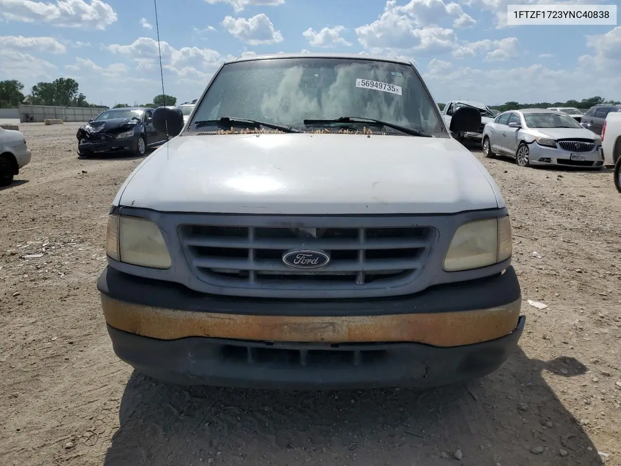 2000 Ford F150 VIN: 1FTZF1723YNC40838 Lot: 56949735
