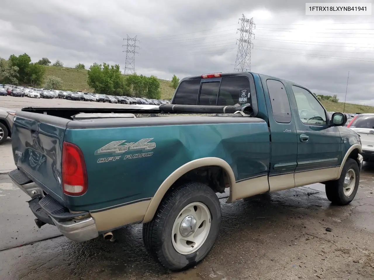 2000 Ford F150 VIN: 1FTRX18LXYNB41941 Lot: 58912835