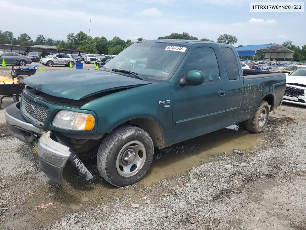 2000 Ford F150 VIN: 1FTRX17W6YNC01533 Lot: 62307545