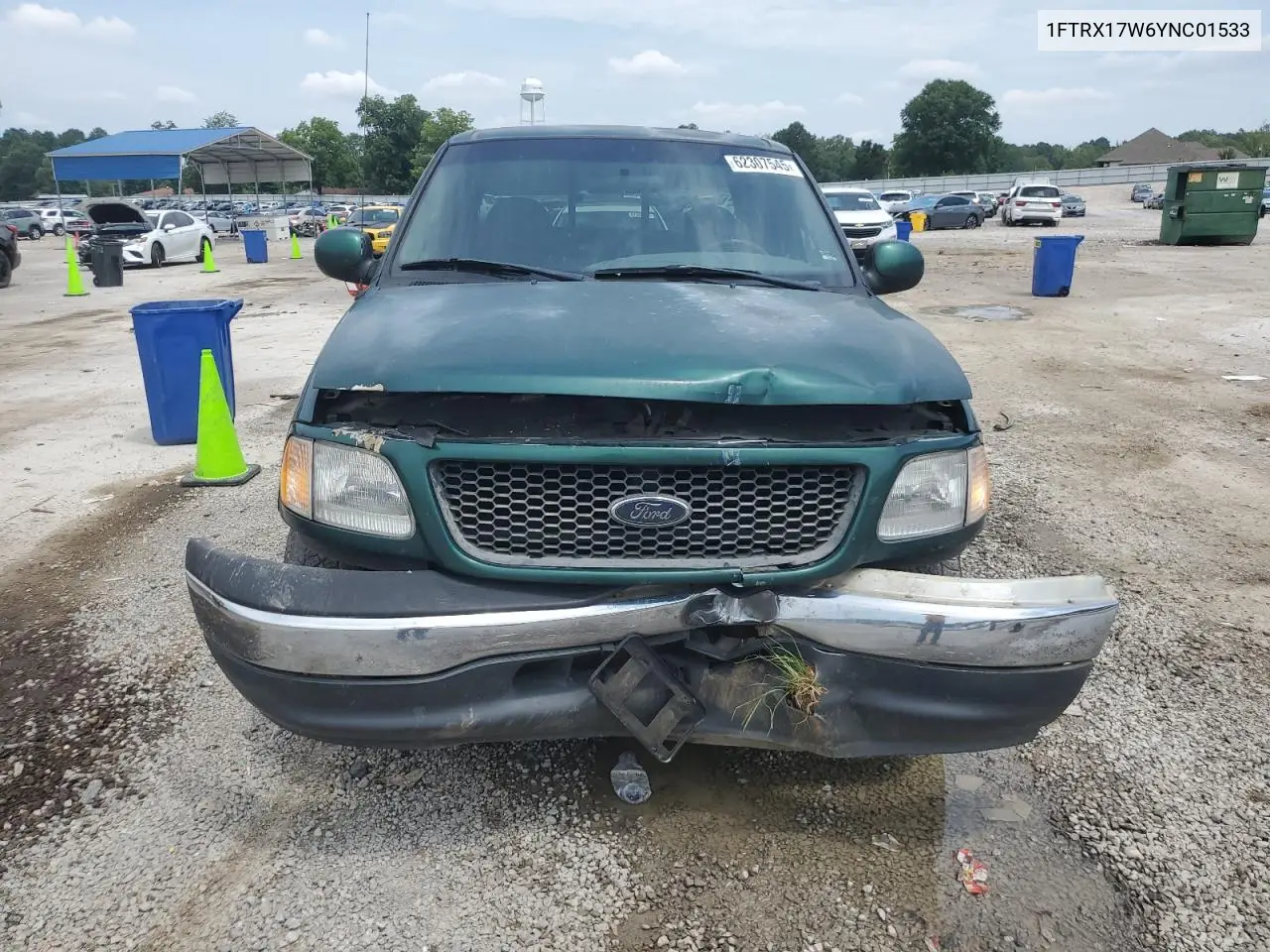 2000 Ford F150 VIN: 1FTRX17W6YNC01533 Lot: 62307545